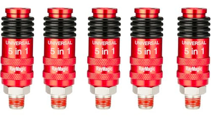 Upgraded 5IN1 Universal Quick Industrial Connect Coupler