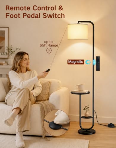 Floor Lamp with Table