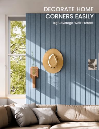 48" x 36" Large Felt Bulletin Board (Coastal Haze / Fine-stripe 12-pack)