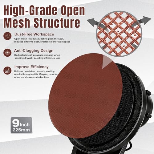 9 Inch Mesh Sanding Discs