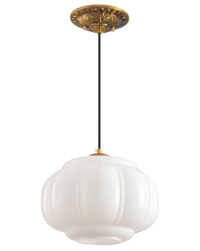 Milk Glass Light Fixture
