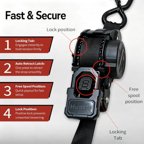 Retractable Ratchet Straps