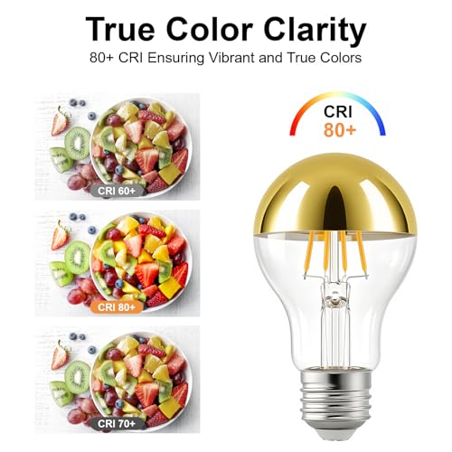 Half Chrome Light Bulb Dimmable