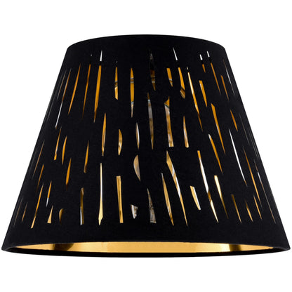 Black Lamp Shades Set of 2 Small (black-Etching / 5 × 9 × 6.4 inches (2 pack))