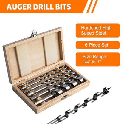 Auger Drill Bit Set for Woodworking
