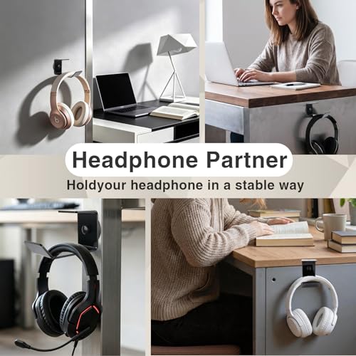 2 Pack Magnetic Headphone Holder