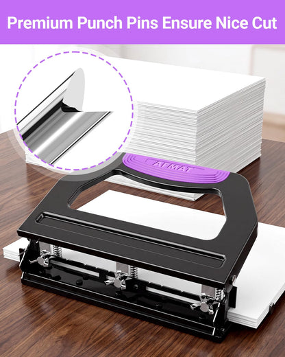 HP18 3 Hole Punch Heavy Duty (Purple)