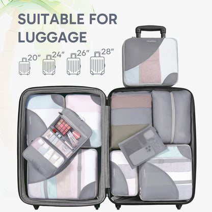 Packing Cubes for Travel (04 Gray)