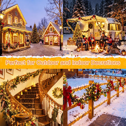 500 LED Christmas Lights Outdoor (Warm White / 500 LED)