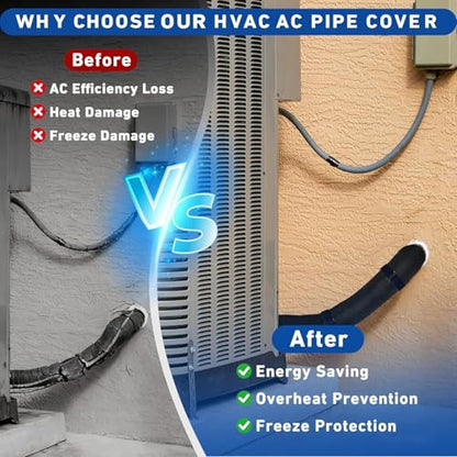 5 Layers HVAC Copper Pipe Insulation Cover