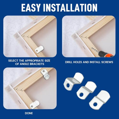Offset Canvas Clips with Screws