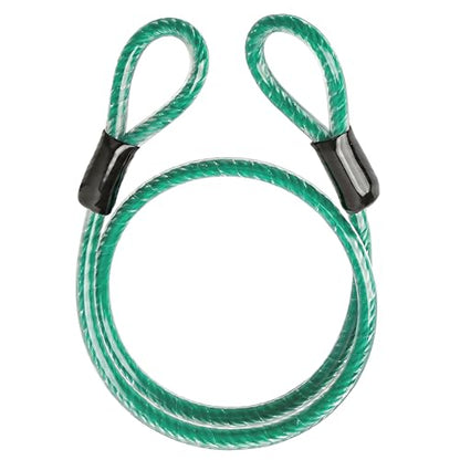 12mm High Visibility Safety Cable with Clear Vinyl Coating