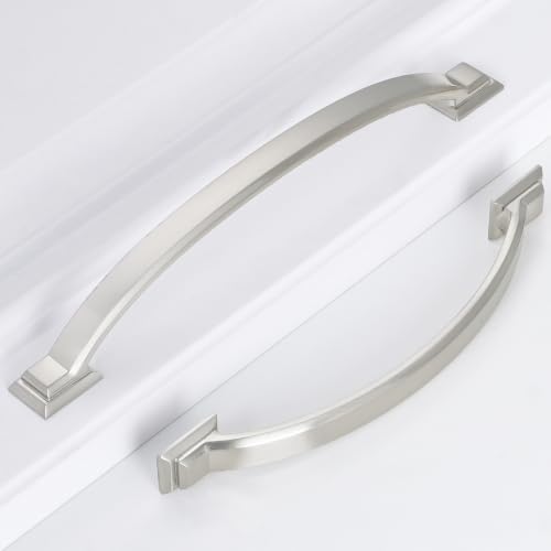 2 Pack 5 Inch (Brushed Satin Nickel / 5'' Hole Center(128mm))
