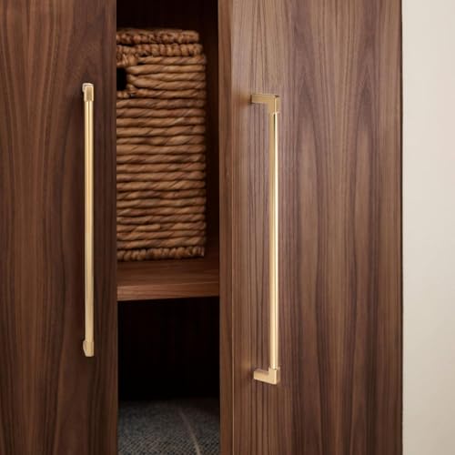 10 Pack Cabinet Pulls 6.3" (Champagne Bronze / 6.3"(160mm)Hole Center-10Pcs)