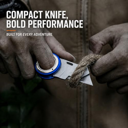 Folding Utility Knife Pocket Knife Box Cutter with Finger