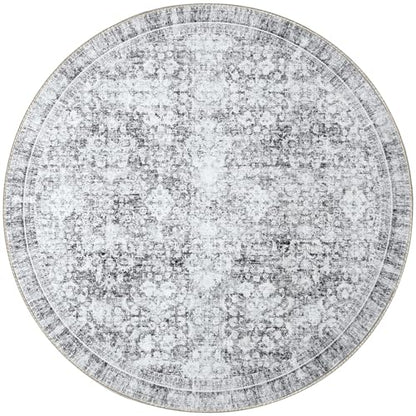 Round Rug 6ft (Light Grey / 6' (Round))