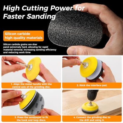 2 Inch & 3 Inch Sanding Disc