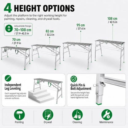 Adjustable Work Platform 770LBS
