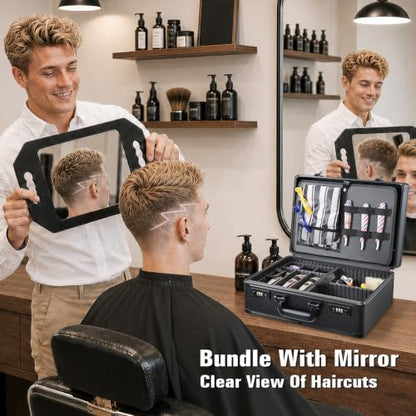 Barber Accessory Case Profesional Barbers Briefcase Tool Case