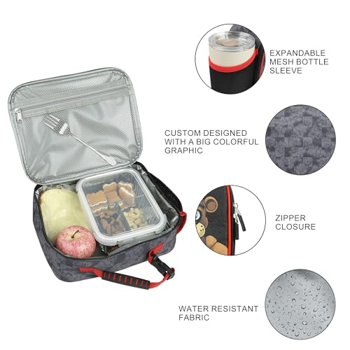 Five Nights at Freddy's Insulated Lunch Kit (Five Nights Grey)