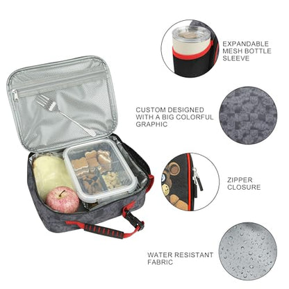 Five Nights at Freddy's Insulated Lunch Kit (Five Nights Grey)
