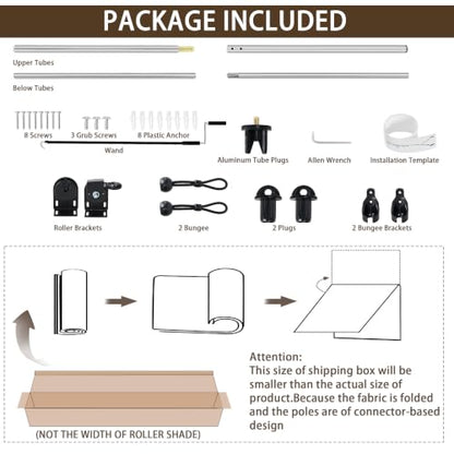 Outdoor Roller Shades for Patio (Mocha / 96"W x 96"H)