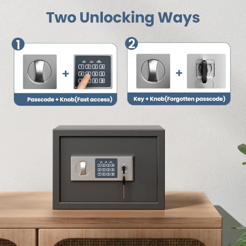 Safe Cubic Feet Safe Box with Electronic Keypad & Keys