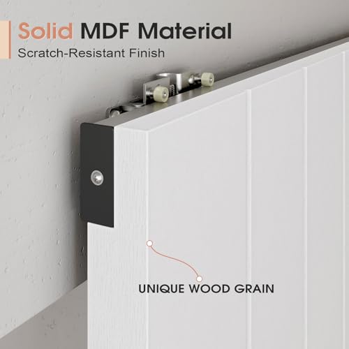 Ghost Door with Concealed Sliding Barn Door Hardware Track Kit Included