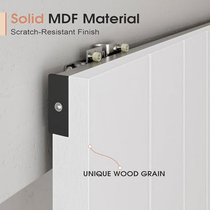 Ghost Door with Concealed Sliding Barn Door Hardware Track Kit Included