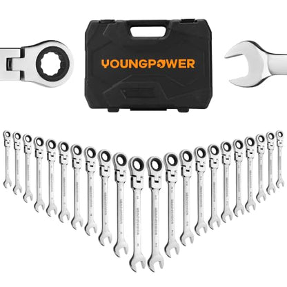 Flex Head Ratcheting Wrench Set