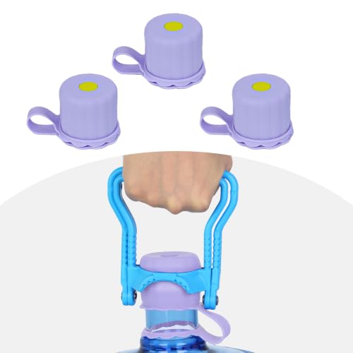 3 Pcs 5 Gallon Water Jug Cap with 1Pcs Water Jug Carrier