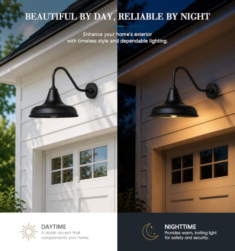 15" Outdoor Gooseneck Barn Light (8070-15-1PC)