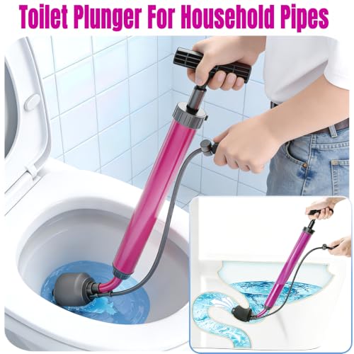 Manual Drain Unclogger (Purple)