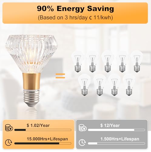 6W E27 3000k LED Bulb