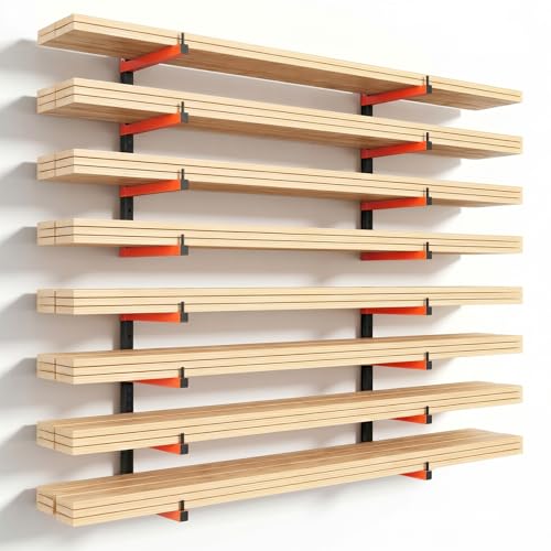 4 Level Lumber Storage Rack