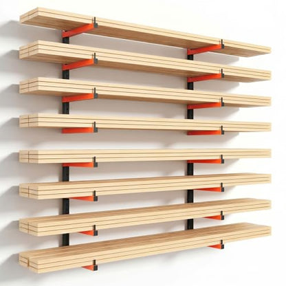 4 Level Lumber Storage Rack