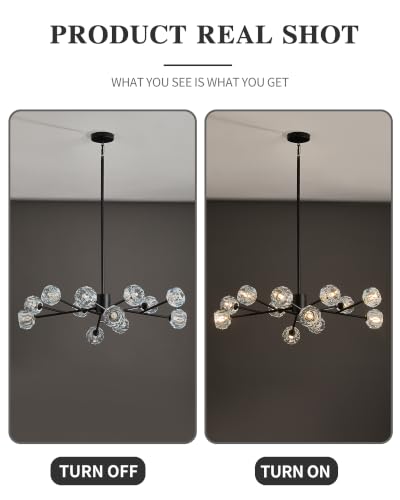 Sputnik Chandeliers for Dining Room Light Fixture Over Table