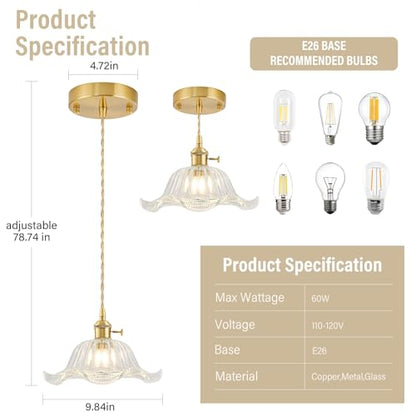 Vintage Pendant Lights Kitchen Island