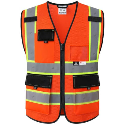 Safety Vest for Men Women With 3M Reflective Tape ANSI