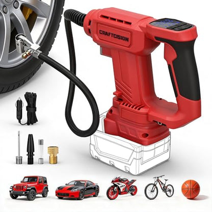 Cordless Tire Inflator Air Compressor