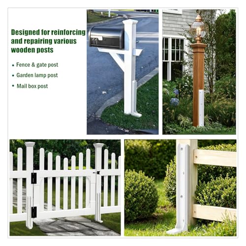 Heavy Duty Metal Fence Post Repair Kit