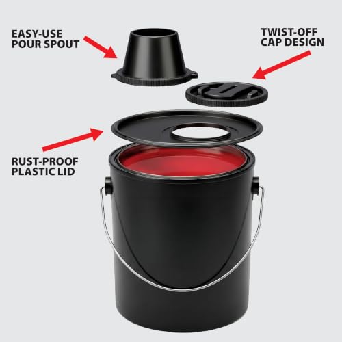 Plastic Paint Can Bucket w