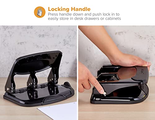 EZ Squeeze Heavy Duty 3 Hole Punch