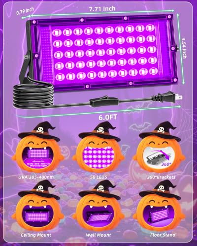 Black Light Glow in Dark Party