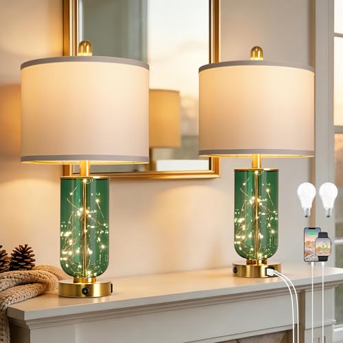 23" Bedside Table Lamps for Living Room