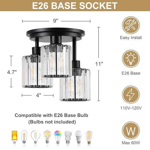 Semi Flush Mount Ceiling Light