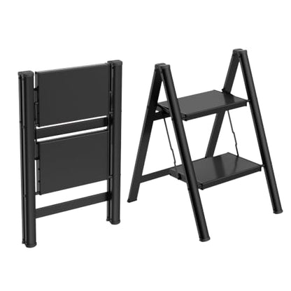 Step Ladder Lightweight Aluminum Folding Step Stool with Anti
