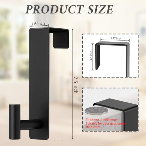 Heavy Duty Stainless Steel Over The Door Hooks