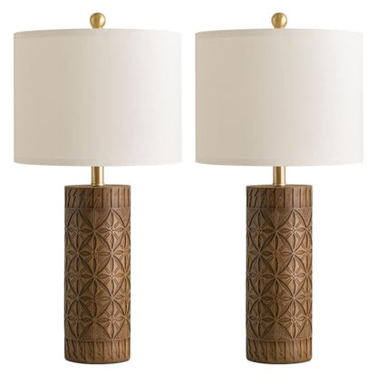 26" Farmhouse Table Lamps Set of 2
