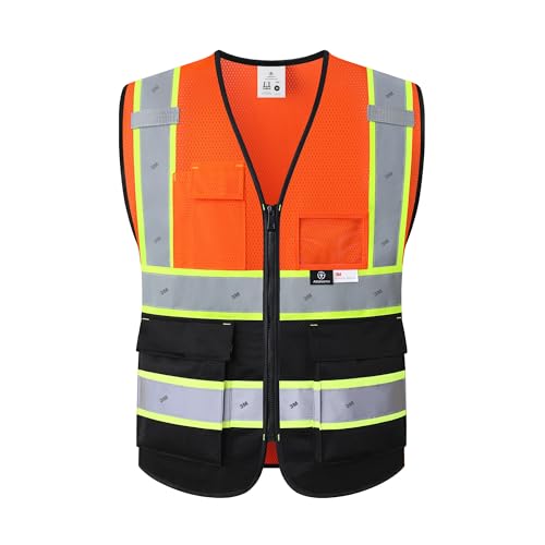 Safety Vest for Men Women Reflective Construction Vest